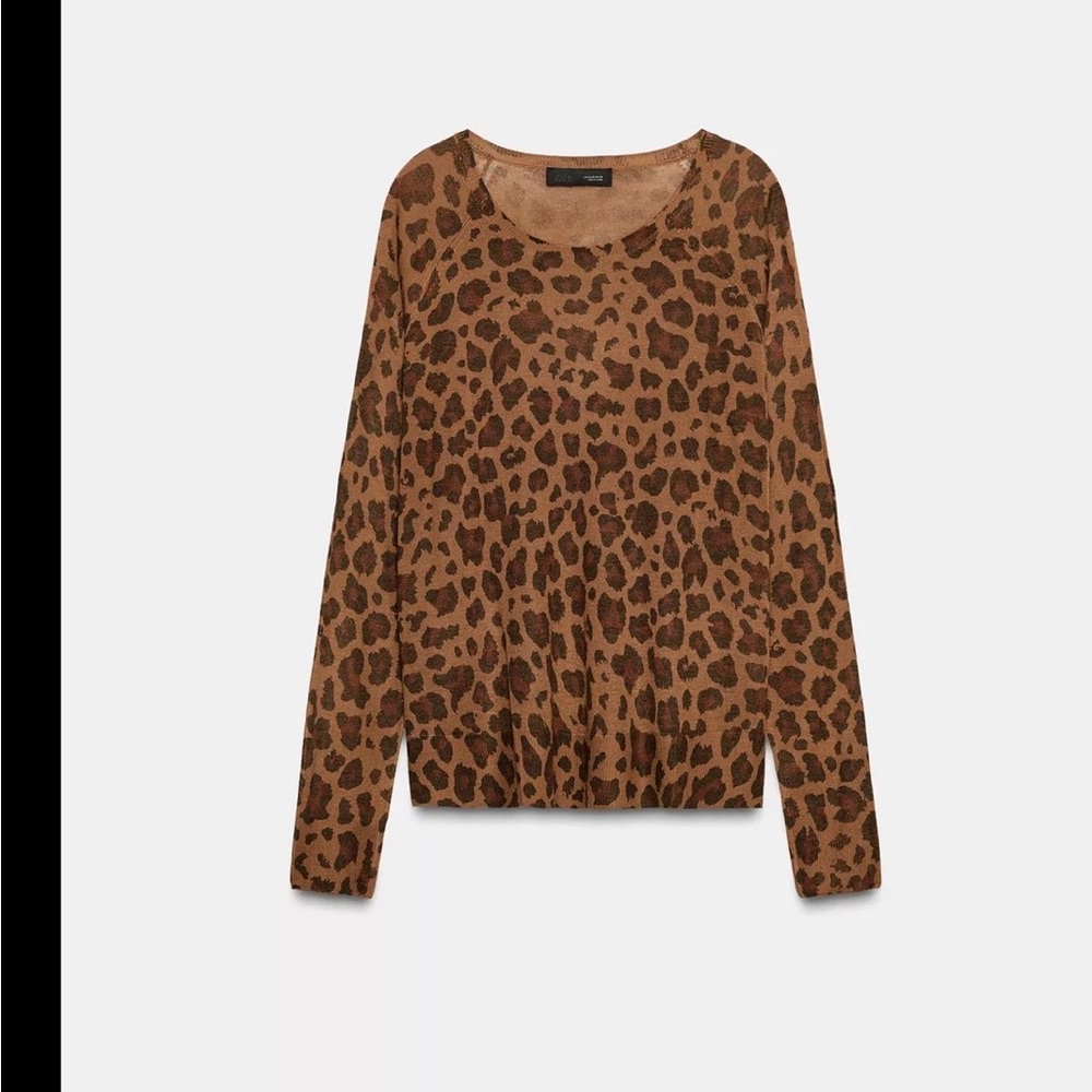 Zara Brand New Top Size M
Leopard Print Brown Top lightweight - Picture 2 of 5